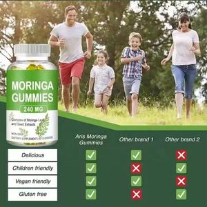 OEM/ODM Private Label Kruidenextract Supplementen Voedingssupplement Moringa Gummies - Product Image 3