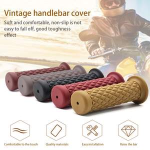 ใหม่ 7/8 นิ้ว 22 มม./24 มม. แฮนด์จับจักรยานยนต์ ATV อเนกประสงค์ ยางกันลื่น - Product Image 5