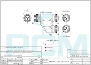 DeviceNet 7/8-16UN 3-контактный переходник типа «Папа-мама» - Product Image 2