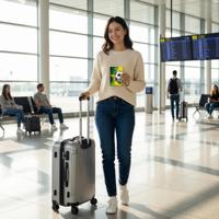 Housse de passeport minimaliste en PU couleur pastel pour des voyages esthétiques