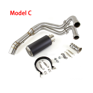 YZF <span class=keywords><strong>R7</strong></span> 2021-2025 pour Yamaha <span class=keywords><strong>MT</strong></span>-<span class=keywords><strong>07</strong></span> système entier tuyau d'échappement embouts de silencieux en carbone - Product Image 3