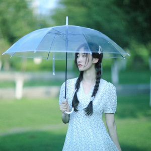 Parapluie à bulles transparent transparent avec poignée longue et bâton droit pour pare-soleil pour et EBay Hotsale - Product Image 2