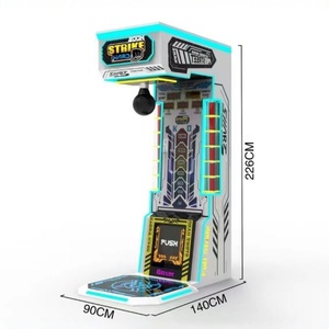 Máquina de simulación de boxeo operada con monedas 2025 Arcade Dragon Fist Power Hammer Strength Punching Game, entretenimiento deportivo con 1 año de garantía - Product Image 3
