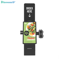 Layar LCD 24 Inci Sentuh Kapasitif POS Berdiri Bebas Pembayaran Pemindai Barcode Kamera Stand Lantai SDK 4K Dual OS Supermarket Check