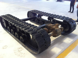 Chasis <span class=keywords><strong>de</strong></span> coche robot <span class=keywords><strong>de</strong></span> carga útil 1T 2T Chasis <span class=keywords><strong>de</strong></span> <span class=keywords><strong>oruga</strong></span> <span class=keywords><strong>de</strong></span> goma eléctrica con código abierto para desarrollo - Product Image 6