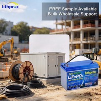 Batterie au phosphate de fer et de lithium de qualité A, cellule LFP 12V 100AH, protection contre les surcharges pour véhicules industriels, CE MSDS