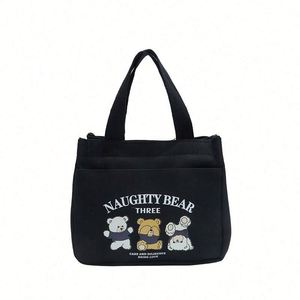 Custom-sized Solid-color Eco-friendly Canvas Handbagscasual Single-shoulder Handbags and Student <b>Bags</b> - Product Image 5