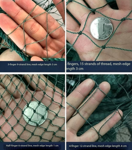Filet de pêche en nylon sur mesure, filet de pêche robuste pour l'aquaculture, filet de traîne pour étang, pour <span class=keywords><strong>la</strong></span> capture de poissons - Product Image 2