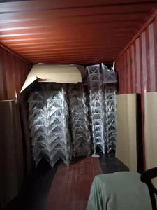 Chaise à dossier croisé en bois d'orme à assembler et à abattre - Product Image 2