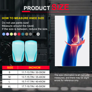Haute qualité genouillère haltérophilie néoprène genouillères personnalisé genouillère protecteur avec Silicone pour <span class=keywords><strong>CrossFit</strong></span> - Product Image 2