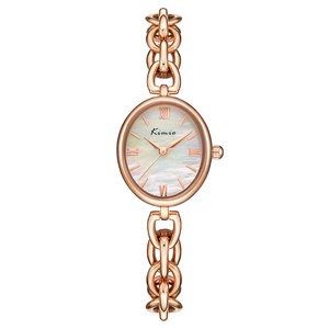 여성을위한 최신 relojes de cuarzo 디자인 골드 여성용 빈티지 시계 스테인레스 스틸 시계 및 팔찌 - Product Image 1