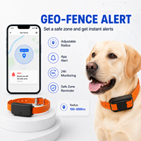 Collar de Rastreo GPS GLONASS 2G Resistente al Agua, Larga Duración de Batería, Localizador en Tiempo Real, Geo Cercas, Historial de Rutas, Correa de TPU Resistente, PC