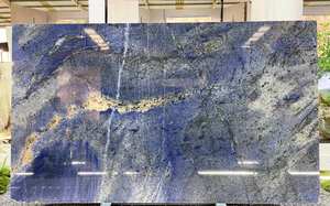 Fantasy Blue Sapphire Luxury Quartzite Slab 3200x1600mm Luxury Kitchen Countertop and Wall Design Polished Waterproof <b>Marble</b> - Product Image 4