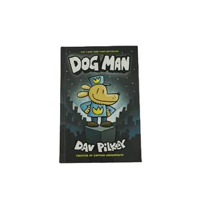 Papier-und Papp druck Hardcover-Kinderbücher made in China Ein interessantes und intelligentes Buch DOG MAN