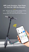 Scooter Eléctrico V8 Azul para Adultos, Fabricado en China, con Almacén en la UE y EE. UU., Más Vendido