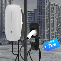 Nouvelle borne de recharge murale pour voiture électrique monophasée 7 kW 32 A IP55 Mini Essential, connecteur Type 2, garantie 2 ans, CE ROHS