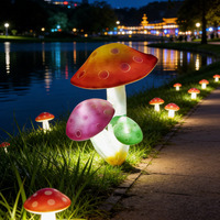 Leuchtender Outdoor-Pilz mit Kreativer Form, LED, IP65, Freistehend für Landschaftsparks, Straßen, Kulturtourismus und Landschaftsgestaltung