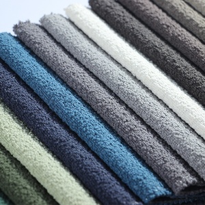 Chất Lượng Cao Mềm 1 Cuộn Đồng Bằng Boucle <span class=keywords><strong>Teddy</strong></span> Bọc Vải Cho Nhà Dệt May Lót Dobby Thấp Moq Cho Phòng Ăn Rèm Cửa - Product Image 2