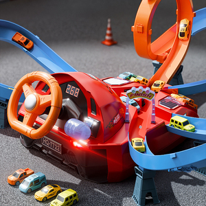 <span class=keywords><strong>Auto</strong></span> da <span class=keywords><strong>Corsa</strong></span> Acrobatiche in Miniatura con Rotazioni, Corse, Collisioni, Luci, Musica e Telecomando Elettrico - Giocattolo per Pista - Product Image 3