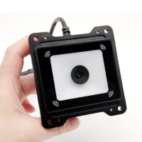 Lecteur de codes-barres 1D 2D et de codes QR intégré en verre trempé à haute transmission, lecteur de cartes NFC EMT6652BRF