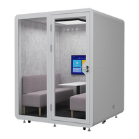 Cabine de bureau préfabriquée insonorisée, cabine insonorisée pour enregistrement vocal, isolation acoustique pour centre d'appels