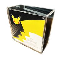 Boîte de protection en acrylique durable de 8 mm pour boîte PC ETB Pokémon Center Celebrations