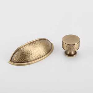 Hot Sale Shell <strong>Style</strong> Knurled <strong>Antique</strong> Brass Handle Kitchen Cabinet Handles <strong>Drawer</strong> Pulls and <strong>Knobs</strong> - Product Image 6