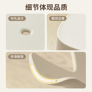 Plastic <b>Stool</b> Thickened Home Use Living Room Chair Children Bathroom Shower Shoe Changing Minimalist Design - Product Image 4