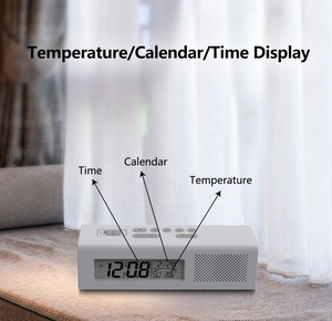 Đồng Hồ Báo Thức Radio Fm Kỹ Thuật Số, Đèn Pin Hiển Thị Nhiệt Độ Thiết Kế Mới 2021 Dành Cho Quà Tặng Học Tập Cho Trẻ Em - Product Image 6
