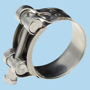 SS 304 40-60 Mm Heavy Duty Single T Bolt Superior Power <b>Hose</b> <b>Clamp</b> High Tensile Stainless Steel Pipe <b>Clamp</b> - Product Image 5