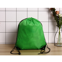 Sac à dos personnalisé réutilisable en nylon avec cordon de serrage