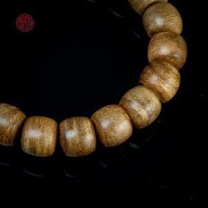 Bracelet en bois d'agar naturel Oud, perles rondes de 12 mm, qualité 2, bijoux de méditation, vente chaude - Product Image 2