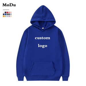 MoDu Wholesale Dropped Shoulder Hoodie Manufacturer Cheap Custom logo Print Blank Men Hoodies Unisex Thick Comfortable Stylish