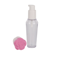 Emballage personnalisé en gros de flacons cosmétiques vides en PETG pour fond de teint, avec flacon souple pour mélange poudre et liquide