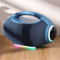 Subwoofer Drum Kecil JEDEL Gaya Baru untuk Luar Ruangan, Volume Tinggi, Speaker Ganda, LED RGB, Baterai Terpasang, untuk Panggilan Radio FM 5.3