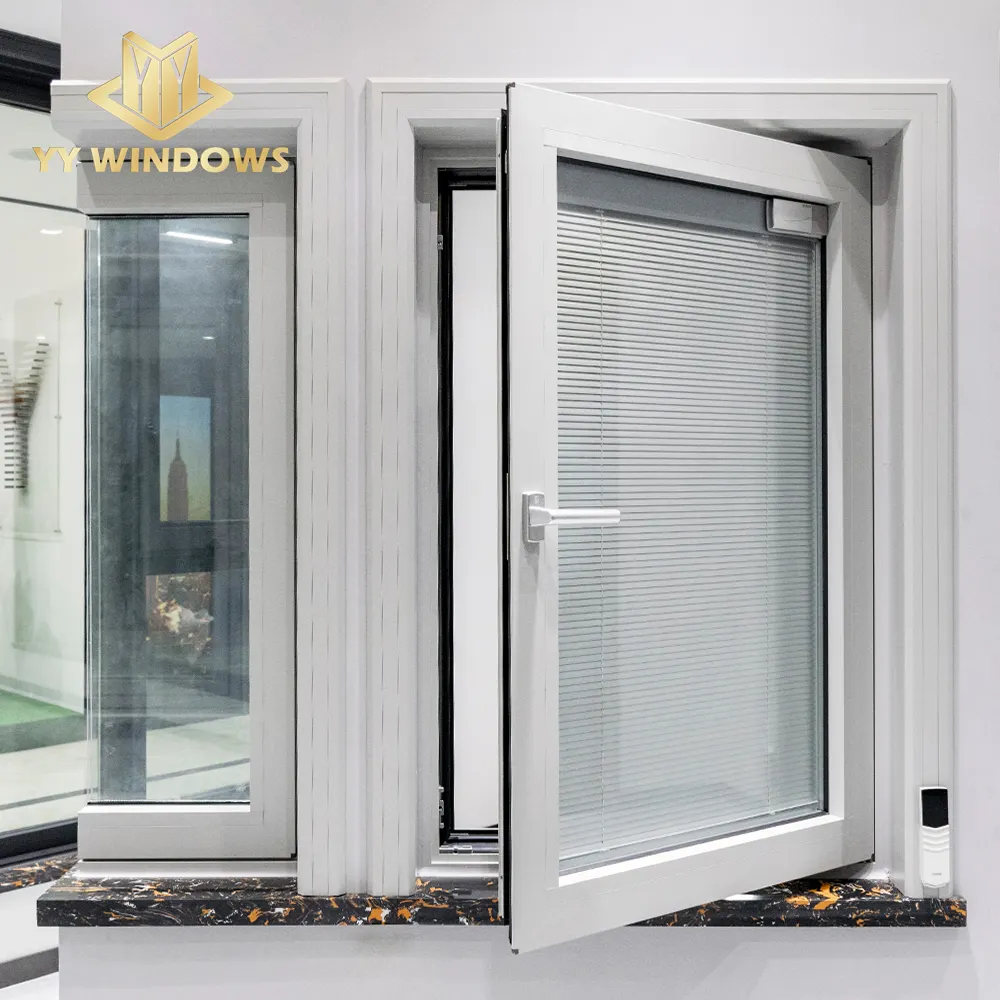 NFRC north american standard high quality aluminum double glazed casement windows