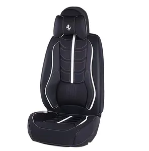 2022 New Arrival Universal 5D Breathable 5 Seats Protector Auto Seat Cover Set PU Leather Car Seats Cover