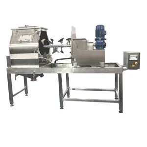 Seasoning Chicken Powder Production Line Double Shaft Paddle Mixer Open-door Paddle Mixer