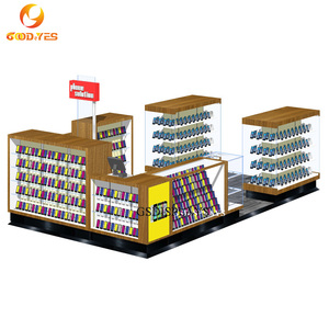 Tùy chỉnh thân thiện với môi kim loại bán lẻ điện thoại di động hiển thị Showcase dễ dàng làm sạch MDF trường hợp điện thoại kiosk với LED chiếu sáng cho cửa hàng sử dụng - Product Image 6