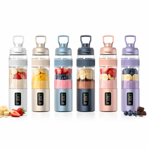 New Trending 2026 Hot Portable Blender Handheld Slow Masticating Juicer with Safety Lock 20oz Smart Juice Fruit <b>Vegetable</b> Bottle - Product Image 1