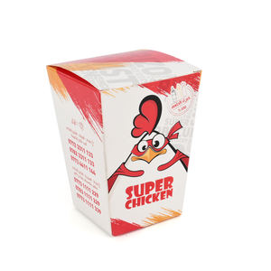 Cajas Plegables de Papel Kraft Ecológicas Desechables Personalizadas de Alta Calidad para Papas Fritas, Hamburguesas, Sushi y Comida Rápida - Product Image 2