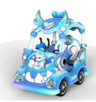 Voiture électrique pour enfants sur le thème de Spider-Man, véhicule à LED pour centres commerciaux et parcs