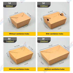 Boîte de conteneur alimentaire jetable en gros d'usine, OEM personnalisé, livraison rapide pour les magasins de vente à emporter - Product Image 6