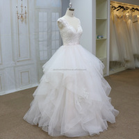 Robe Grande Taille avec Applique Top Corsage Robe de Mariage de Bonne Conception