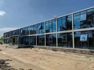 Maisons préfabriquées en acier, conteneurs, bâtiments de bureaux extensibles, villa, salon, utilisation contemporaine, design contemporain - Product Image 5