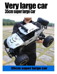 Coche RC 4x4 de Aleación con Luces LED, Control Remoto por Radio 2.4G, Vehículo Todoterreno, Camiones de Control Remoto, Juguetes para Niños - Product Image 5