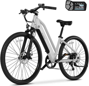 Bicicleta Eléctrica Económica de 26 Pulgadas, Motor sin Escobillas de 500W 48V y Batería de Litio de 13Ah para Ciudad y Nieve - Modelo de Bicicleta - Product Image 1