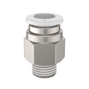 ข้อต่อลมแบบเร็ว DDE Dade Pneumatics รุ่น PC8 02 เกลียวตัวผู้ภายนอก สำหรับสายลม ขนาด 10 01 6 03 - Product Image 1