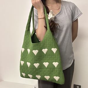 Sac à main tricoté 3D pour femme, sacs à bandoulière au design professionnel, vente en gros, pratique, <span class=keywords><strong>chic</strong></span>, moderne et tendance - Product Image 1