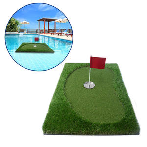 Tapis de golf pour l'entraînement en extérieur avec drapeau pour améliorer la technique de swing et de putting - Product Image 5